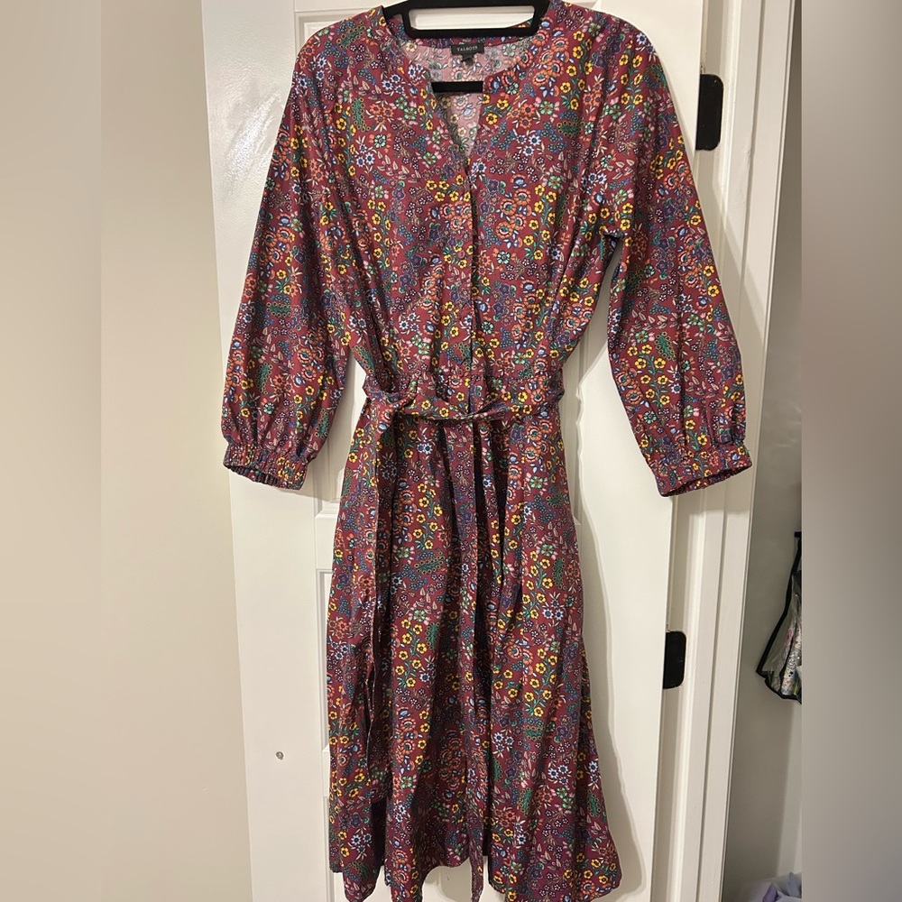 Talbots Floral Multicolor Dress